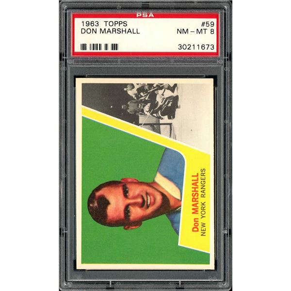 1963-64 Topps #59 Don Marshall (PSA 8)