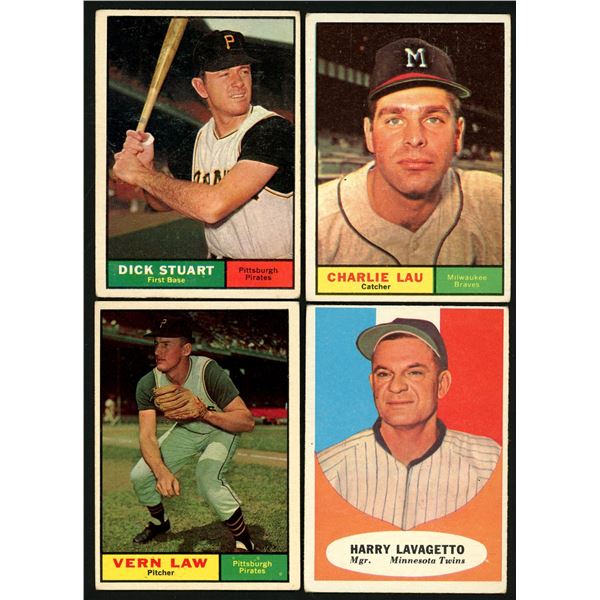 Lot of 75 x 1961 Topps Baseball Cards
