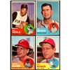 Image 1 : Lot of 67 x 1963 Topps Baseball Cards (11 high #'s)