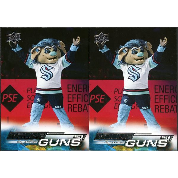 Lot of 2x Upper Deck Young Guns Buoy
