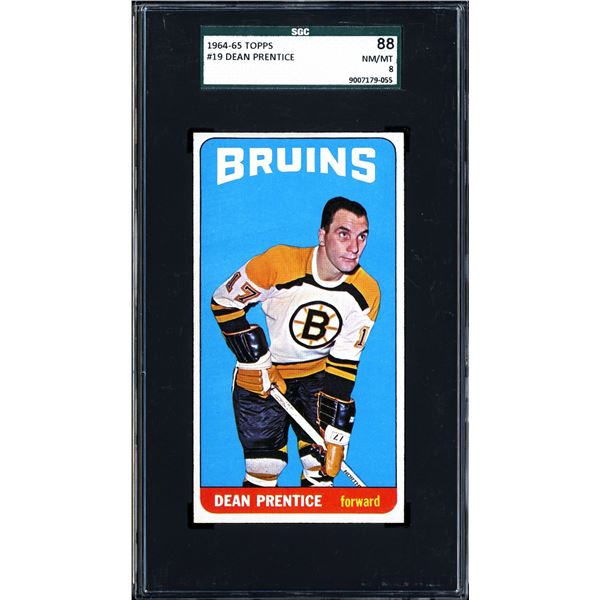 1964-65 Topps #19 Dean Prentice (SGC 8)