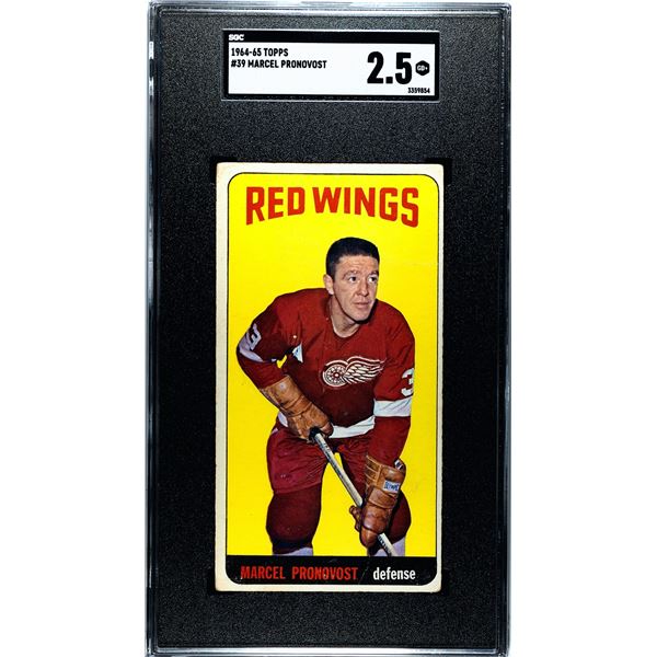 1964-65 Topps #39 Marcel Pronovost SP (SGC 2.5)