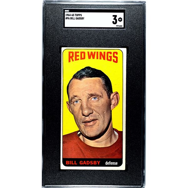 1964-65 Topps #96 Bill Gadsby (SGC 3) Hi #