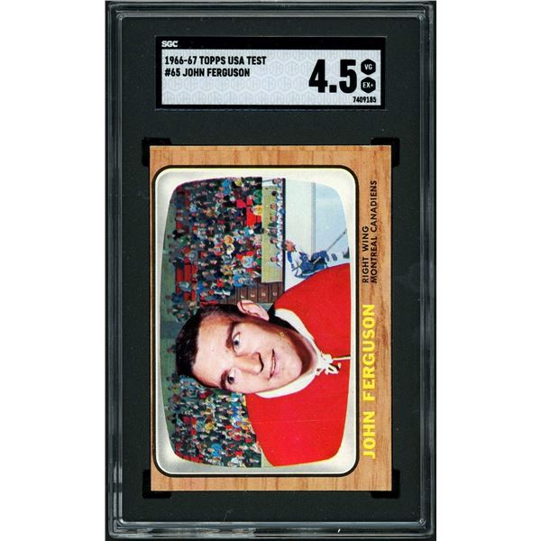 1966-67 Topps USA #65 John Ferguson (SGC 4.5)