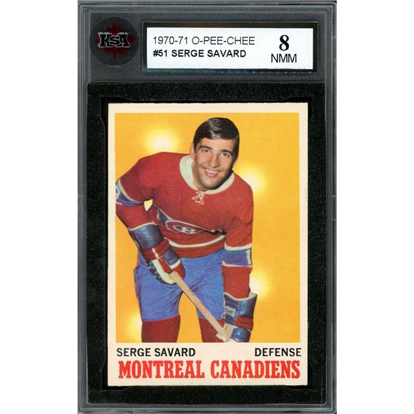 1970-71 O-Pee-Chee #51 Serge Savard (KSA 8)