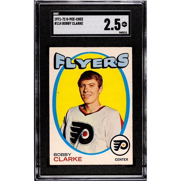 1971-72 O-Pee-Chee #114 Bobby Clarke (SGC 2.5)