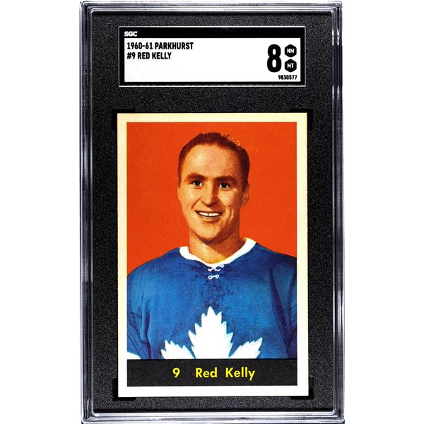1960-61 Parkhurst #9 Red Kelly (SGC 8)