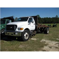 2000 FORD F750 S/A DUMP