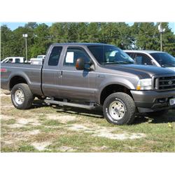 2004 FORD F250 4X4 EXTENDED CAB PICKUP