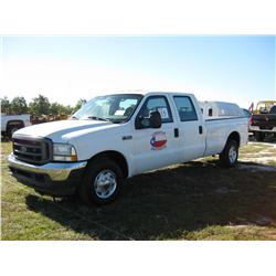 2004 FORD F250 CREW CAB PICKUP