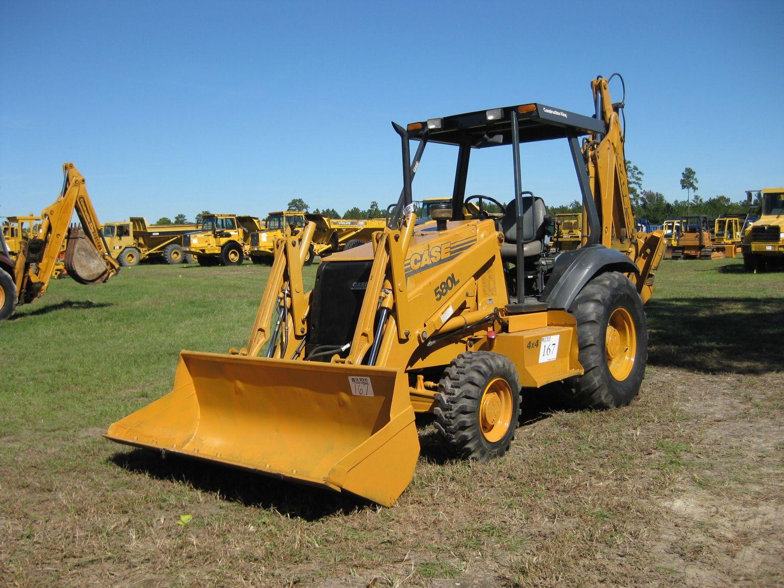 CASE 580L 4X4 LOADER BACKHOE J.M. Wood Auction Company, Inc.