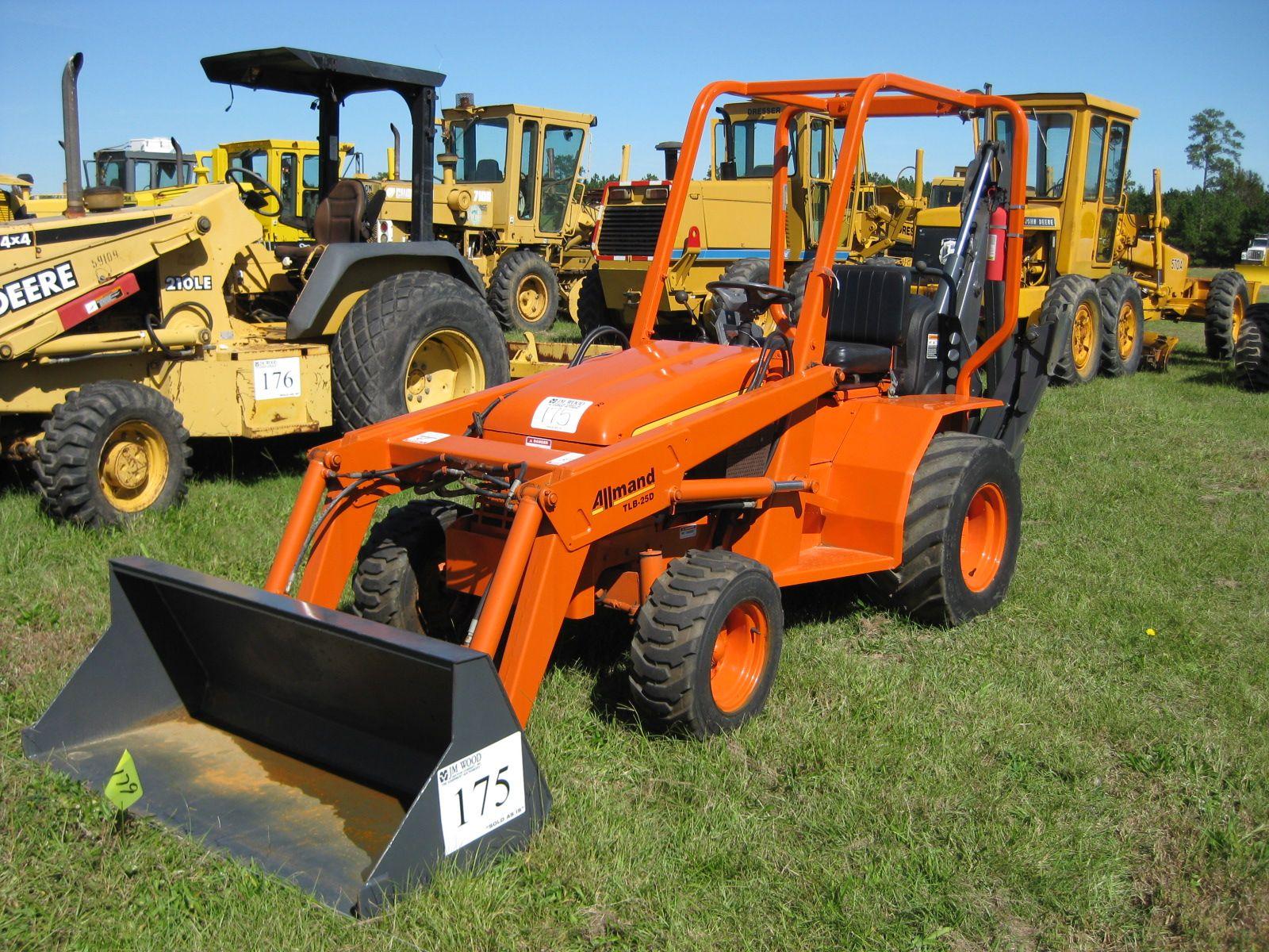 ALLMAND TLB25D LOADER BACKHOE J.M. Wood Auction Company, Inc.
