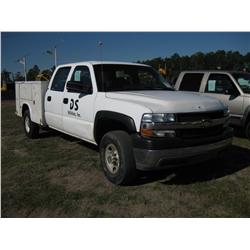 2001 CHEVROLET 2500 CREW CAB MECHANIC BODY