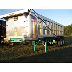 2007 TRAILSTAR 28' ALUMINUM DUMP TRAILER