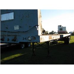 1968 HARDEE T/A STRETCH FLATBED TRAILER