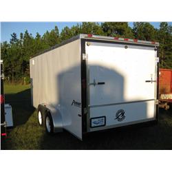 2008 HOMESTEADER PATRIOT 7'X16' ENCLOSED TRAILER