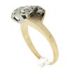 Image 9 : Vintage 14k TT Gold .82 ctw Diamond Textured & Polished Statement Cocktail Ring