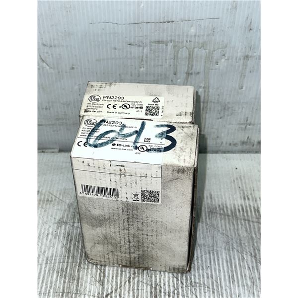 (2) Ifm Electronic #PN2293 / #PN-025-REN14-MFRKG/US//V
