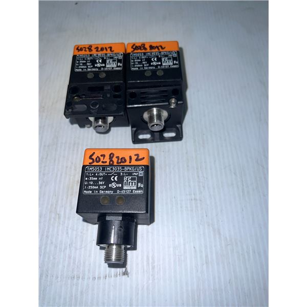 (3) IFM #IM5053 / #IMC3035-BPKG/US