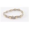 Image 3 : Sparkling Diamond Hugs & Kisses Bracelet