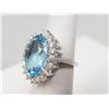 Image 6 : Brilliant “Santa Maria” Aquamarine and Diamond