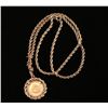 South Africa 1971 Coin Gold Necklace