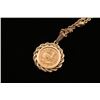 Image 3 : South Africa 1971 Coin Gold Necklace
