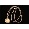 Image 4 : South Africa 1971 Coin Gold Necklace
