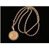 Image 5 : South Africa 1971 Coin Gold Necklace
