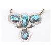 Image 2 : Navajo Bisbee Blue Turquoise Necklace