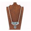 Image 4 : Navajo Bisbee Blue Turquoise Necklace