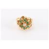 Image 1 : Diamond & Emerald Ring