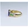 Image 4 : Sensational Vivid Tanzanite,Tsavorite & Diamond