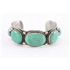 Image 1 : Vintage 5 Stone Turquoise Cuff.
