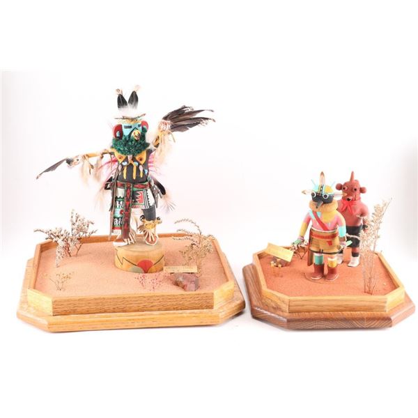 Lot of 2 Hopi Kachina Exhibits.