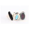 Image 1 : Lot of 3 Sterling Silver Rings.