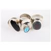 Image 2 : Lot of 3 Sterling Silver Rings.