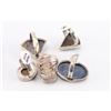 Image 3 : Lot of 5 Natural Stone Rings.