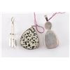 Image 2 : Lot of 3 Sterling Pendants.