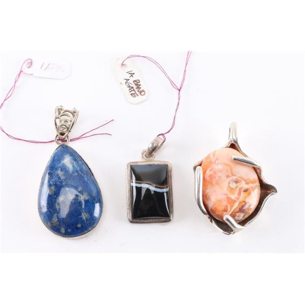 Lot of 3 Pendants.