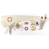 Image 1 : Lot of 6 Beaded and Leather Items.