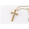 Image 3 : Gold Cross Pendant. 14K