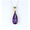 Lovely Pear Shaped Amethyst Pendant