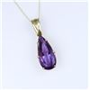 Image 3 : Lovely Pear Shaped Amethyst Pendant