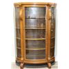 Image 1 : Antique Oak Display Cabinent.