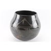 Image 2 : Pueblo Black on Black Olla Pot.