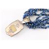 Image 3 : Navajo Sterling and Lapis Necklace.