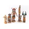 Image 2 : Lot of 5 Hopi Kachinas.