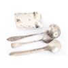 Image 4 : Lot of Sterling Belt Buckle & Spoons.