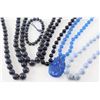 Image 2 : Lot of Lapis Necklaces & Bracelet.